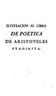 Cover of: Nueva idea de la tragedia antigua: O ilustracion ultima al libro singular de poetica de ...