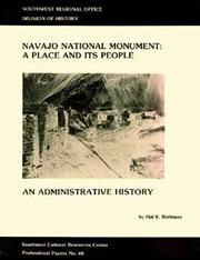 Cover of: Navajo National Monument: a place and its people : an administrative history