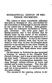 Cover of: Drummond's Addresses... by Henry Drummond