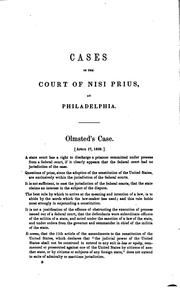 Cover of: Reports of Cases Decided by the Judges of the Supreme Court of Pennsylvania ... by Frederick Charles Brightly, Pennsylvania. Supreme Court.