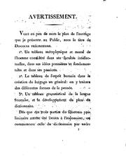 Cover of: De L'Homme de ses Facultes Intellectuelles by A.C. Rivarol