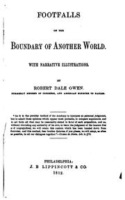 Cover of: Footfalls on the Boundary of Another World: With Narrative Illustrations