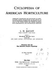 Cover of: Cyclopedia of American Horticulture: Comprising Suggestions for Cultivation ...