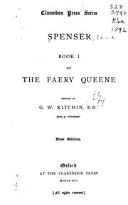 Cover of: Spenser: Book I of the Faery Queene