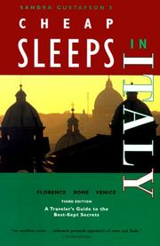 Cover of: Cheap Sleeps in Italy '99 Ed