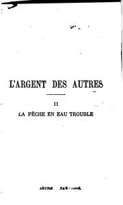 Cover of: L'argent des autres ... by Émile Gaboriau