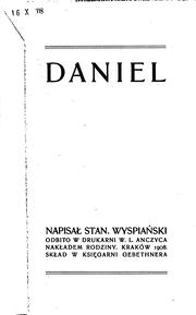 Cover of: Daniel