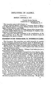Cover of: Influenza in Alaska: Hearings Before the Committee on Appropriations, United ... by United States , Senate, Congress , Committee on Appropriations