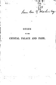 Cover of: Guide to the Crystal Palace and Park