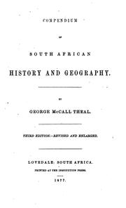 Cover of: Compendium of South African History and Geography