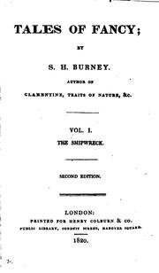 Cover of: Tales of fancy by Sarah Harriet Burney