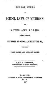Cover of: The School Laws of Michigan
