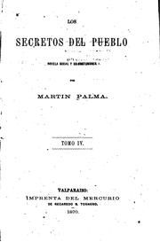 Cover of: Los secretos del pueblo: Novela social y de costumbres