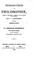 Cover of: Introduction á la philosophie, contenant la métaphysique la logique et l'art de raisonner par ...