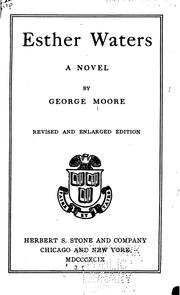 Cover of: Esther Waters: A Novel by George Moore