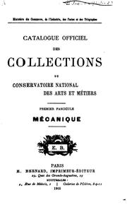 Cover of: Catalogue des collections