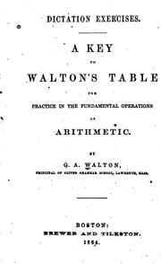 Cover of: Dictation Exercises