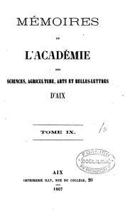 Cover of: Recueil de mémoires et autres pièces de prose et de vers, qui ont été lus ...