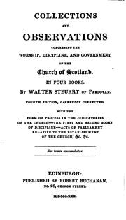 Cover of: A Compendium of the Laws of the Church of Scotland by Walter Steuart , George Hill