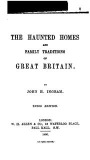 Cover of: The Haunted Homes and Family Traditions of Great Britain