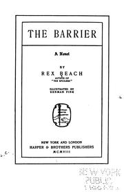 Cover of: The Barrier: A Novel