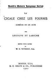 Cover of: La Cigale Chez Les Fourmis: Comédie en Un Acte
