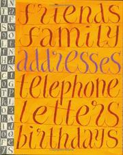 Cover of: A Literary Address Book (Stay in Touch) by 