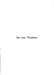 Cover of: Isis and Thamesis: Hours on the River from Oxford to Henley by Alfred John Church