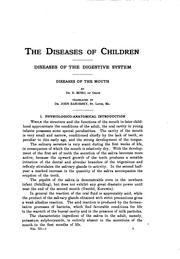 Cover of: The Diseases of Children: A Work for the Practising Physician