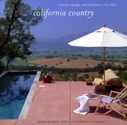 Cover of: California Country by Diane Dorrans Saeks