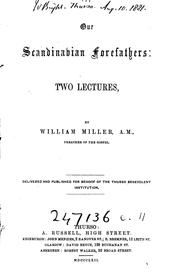 Cover of: Our Scandinavian forefathers: 2 lectures