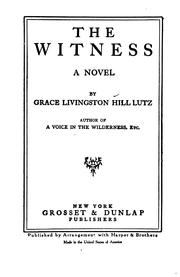 Cover of: The Witness: A Novel