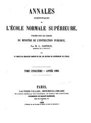 Annales scientifiques de l'École normale supérieure by École normale supérieure (France)