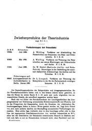 Cover of: Fortschritte der Theerfarbenfabrikation und Verwandter Industriezweige by Paul Friedlaender