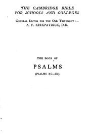 Cover of: The Book of Psalms