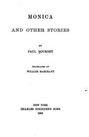 Cover of: Monica & Other Stories...: By Paul Bourget