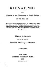 Cover of: Kidnapped: Being Memoirs of the Adventures of David Balfour in the Year 1751 by Robert Louis Stevenson