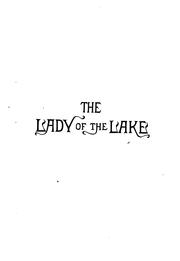 Cover of: The Lady of the Lake by Sir Walter Scott