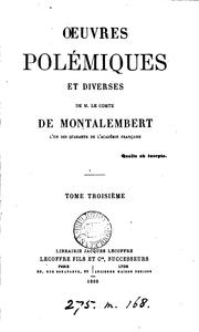 Cover of: Œuvres Polémiques et Diverses