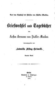briefwechsel-und-tagebuecher-des-fuersten-hermann-von-pueckler-muskau-cover