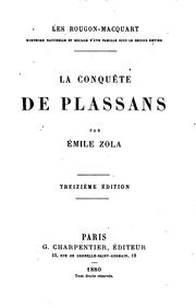Cover of: La conquête de Plassans by Émile Zola