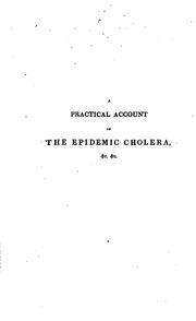 Cover of: A practical account of the epidemic cholera by William Twining