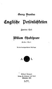 Cover of: William Shakespeare