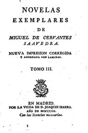 Cover of: Novelas exemplares by Miguel de Unamuno