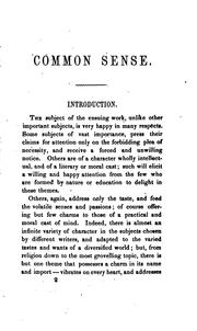 Common Sense on Chronic Diseases, Or, A Rational Treatise on the Mechanical .. by Edmund Prior Banning