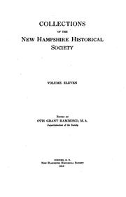 Collections of the New Hampshire Historical Society by New Hampshire Historical Society