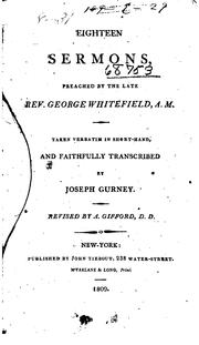 Eighteen Sermons by George Whitefield