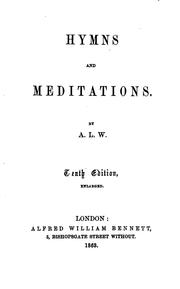 Cover of: Hymns and Meditations by Anna Letitia Waring