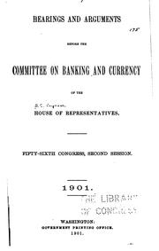 Cover of: Hearings and Arguments Before the Committee ...