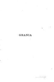 Cover of: Grania, the Story of an Island: The Story of an Island by Emily Lawless